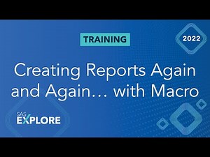 Creating Reports Again and Again.....and Again with Macro