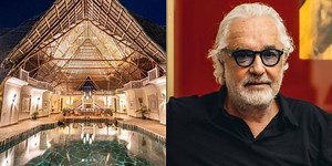 Flavio Briatore, il premio al Billionaire Resort & Lion in the Sun
