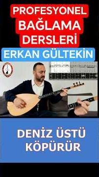 DENİZ ÜSTÜ KÖPÜRÜ #sazdersi #bağlamadersi #saz #bağlamakursu #sazkursu #nota #solfej #türkü #shorts