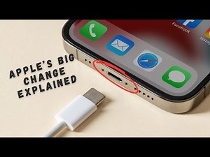 Why Apple Switched to USB-C: The Truth Behind the Change | iPhone Type C Cable
