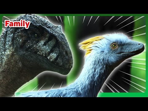 Sinraptor VS Anchiornis | The Dinosaurs | Netflix Family