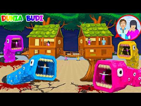 Yuta Mio Creates the Safest Tree House From the Giant YUTA MIO TRAIN EATER Troops in Sakura City😱