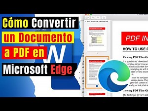 📄 Cómo CONVERTIR un DOCUMENTO o PÁGINA WEB de Microsoft Edge a PDF (2026) Paso a Paso Fácil 🚀
