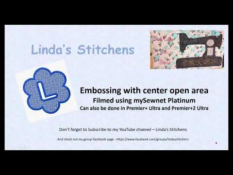 MySewNet: Embossing around a Letter