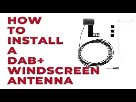 How to Install a DAB+ Windscreen Antenna || Kenwood Variant