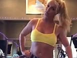 Britney Spears breaks a sweat and shows off workout routine