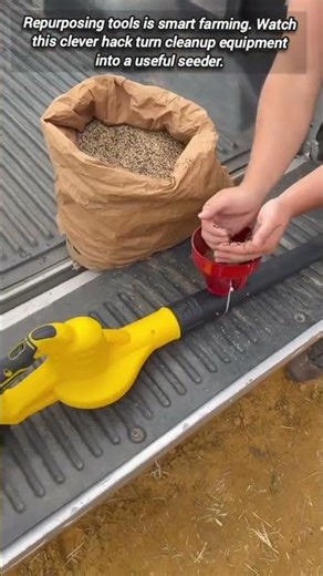 DIY Farm Tool: Making a Fast Seed or Feed Dispenser.