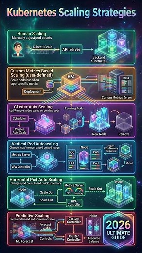 🚀 Kubernetes Scaling Strategies #Shorts"