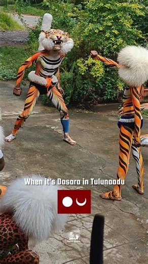 🔥 When its Dasara in Tulunaadu | Tiger Dance – Friends SKODI | #mangaloredasara #udupi #kudla