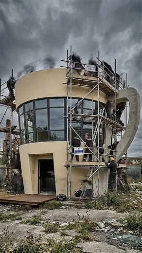 Abandoned Giant Cup Turned into a Luxury Coffee Shop! ☕️✨