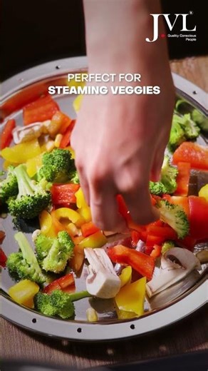 JVL's Tri-Ply Multi Kadhai 5-in-1 Steamer | Idli, Dhokla, Modak & Momo Maker | Steel Tri-Ply Set