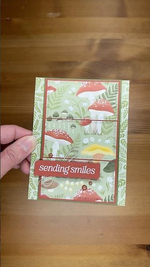 Stampin’ Up! Lovely Arrangements Sending Smiles Card #diy #patternedpaper #papercrafting #handmade