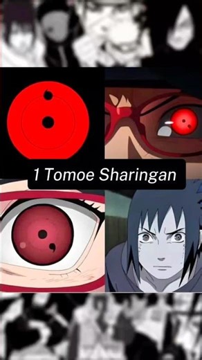 All types of Sharingan and Mangekyō Sharingan present in the Naruto universe…🔥 #naruto