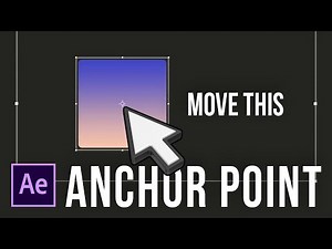 How To Center & Move Anchor Point in After Effects