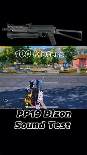PP19 Bizon Long Distance Sound Test PUBG Mobile