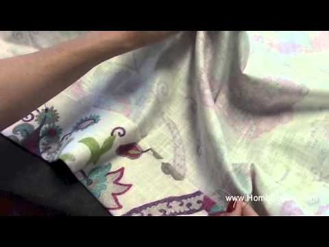 Hand Sewn Drapery Hem How-To