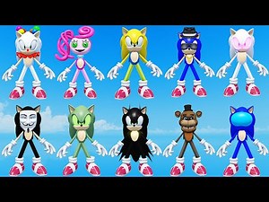 FIND the SONIC MORPHS *How To Get ALL 60 Morphs and Badges* PART 1! Roblox