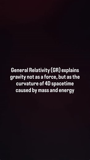 General Relativity (GR) explains gravity not as a force, but as the curvature of 4D spacetime caused by mass and energy; massive objects warp this fabric, and other objects (like planets or even light) follow these curves, creating the effect we perceive as gravity. It unifies space and time into a single entity (spacetime) and explains phenomena like black holes, gravitational lensing (light bending around stars), and time dilation (time slowing near massive objects or at high speeds | We Are N
