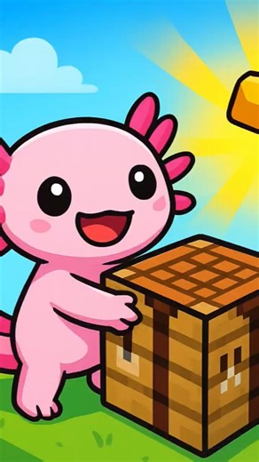 Axolotl Vs Minecraft 3 #minecraft #minecraftanimation #minecraftmemes #axolotl