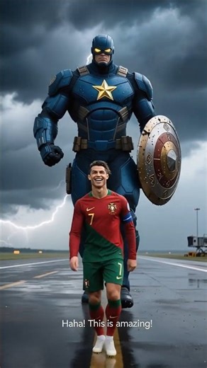 🔥 Messi, Neymar, Mbappé & CR7 with HUMAN TORCH! ⚽️ #AIHumanTorch #FootballLegends