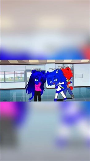 Windows 8 поцарапала обезьянку Наташу и гавкнула на корову Вику #gachaclub