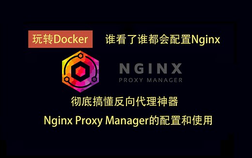 彻底搞懂反向代理神器Nginx Proxy Manager的配置和使用，一键配置反向代理、重定向、SSL、Nginx认证、404等，谁看了谁都会配置Nginx