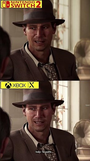 Indiana Jones and the Great Circle Nintendo Switch 2 vs Xbox Series X Early Graphics Comparison