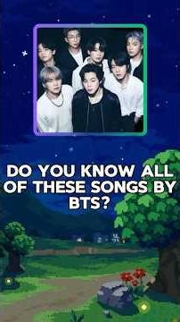 BTS Song Quiz