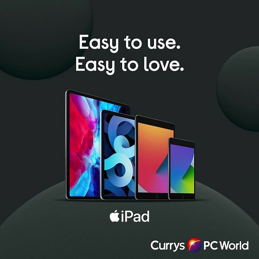 iPad from £329 | Currys