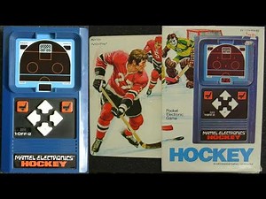 Demo of Mattel Electronics Hockey 1978