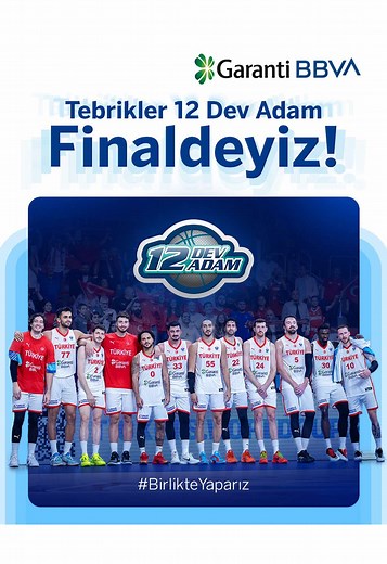 12 Dev Adam ve Garanti BBVA ile Kupaya Yolculuk