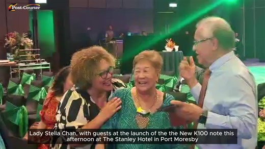 Post-Courier on Instagram: "#TOP: Amongst the important guests present for the launch of the new K100 bank note this afternoon is Lady Stella Chan, the Wife of the Country's first Finance Minister and former Prime Minister, the late Sir Julius. Read the full article here: ( https://www.postcourier.com.pg/lady-chan-among-important-guests-pesent-for-new-k100-bank-note-launch/ )"