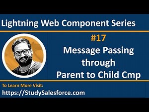 17 LWC | Message Passing through Parent to Child Component | Private & Public Property Demo in LWC