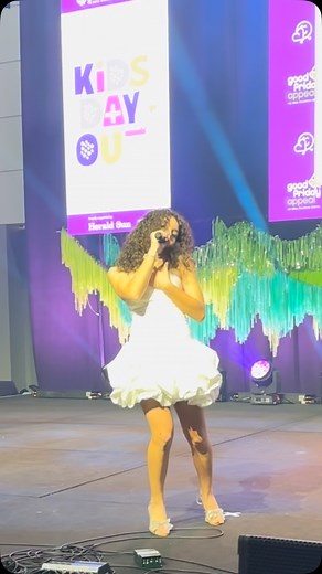 TAYSHA on Instagram: "Such an honor to be performing @goodfridayappeal for such a wonderful cause at the @mcec Huge shoutout to @rchmelbourne for everything they do. Thank you so much for having me and I hope I put a smile on someone’s face. Big thank you to @yoyoentgroup for inviting me and for my wonderful coach @voicecode_studios for always supporting me.🫶🏻 #goodfriday #performance #royalchildrenshospital #explorepage #jacksonfive #cover #singer #singerslife #dancer #entertainment #artist #