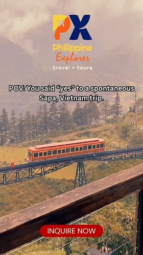 POV: You finally said yes to a spontaneous trip to Sapa, Vietnam. Don’t just dream it, do it. Book now with us! #philippineexplorersince2002 #SapaVietnam #TravelwithPX | Philippine Explorer