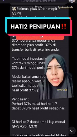 Hati-Hati Penipuan Investasi HSB!