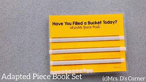Teach your children about being kind and filling a bucket with this interactive, adapted piece book set for "Have You Filled a Bucket Today?". >> https://www.teacherspayteachers.com/Product/June-and-July-Adapted-Piece-Book-Set-12-books-included-3708451 | Mrs. D's Corner