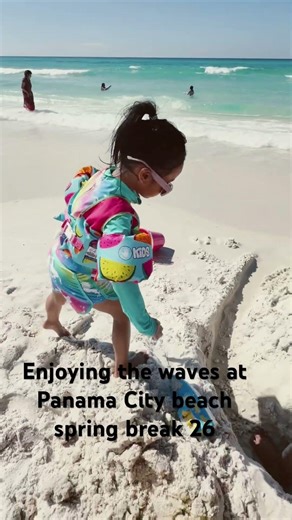 Enjoying the waves at Panama City beach spring break 2026