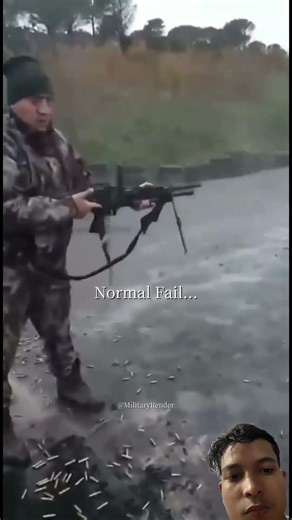 Machine Gun Training: Normal Fail vs Meltdown #military