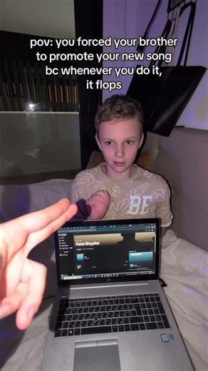 don't worry, he's not injured | stream 7 a.m. !! #shorts #relatable #music #siblings #funny