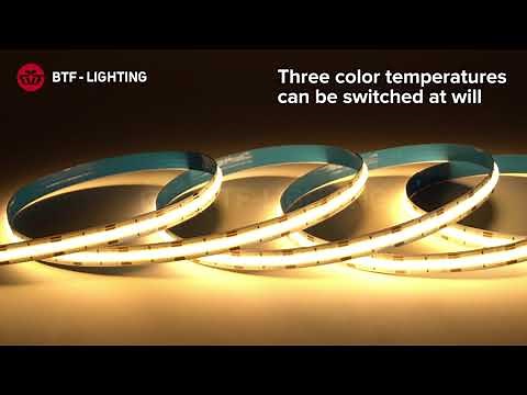 BTF-LIGHTING: FCOB CCT LED Strip Light Deateils, What is difference between COB and SMD