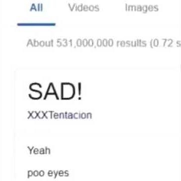 XXXTentacion SAD! - Poo Eyes