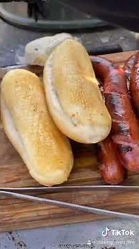 Delicious kielbasa hot dogs.