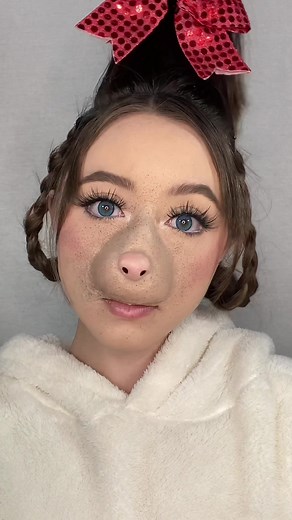 Cindy Lou Who Makeup Transformation Tutorial