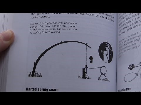 How To Build A Spring Snare (SAS Survival Handbook)