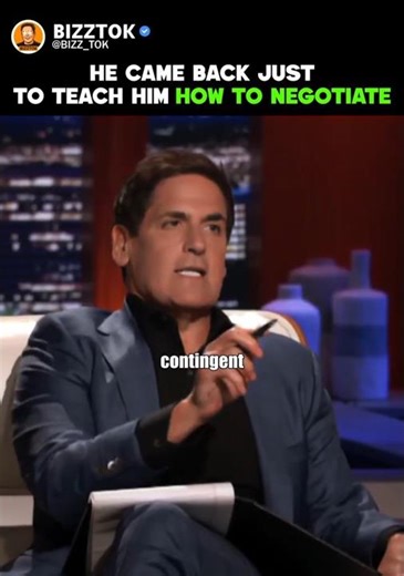 Mark Cuban teaches Mr Wonderful how to negotiate 🤯⁉️