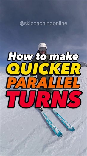 Tips for Quicker Turns in Parallel Skiing