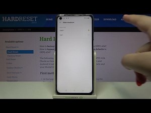How to Change Video Resolution in OPPO A54 – Adjust Video Reso...