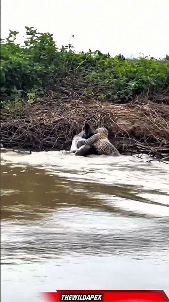 Raw Nature's Ultimate Clash: Leopard attack Crocodile 🐊