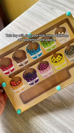 This magnetic sorting board helps build patience, focus, and fine motor skills. 🧠 #magneticsortingboard #toyrecommendations #educationaltoy